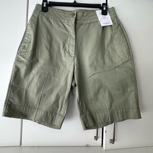 Croft & Barrow Sage Green Women's Bermudas